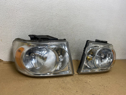 2007 2008 2009 Dodge Durango Left+Right Side Headlights AG9272 DW1