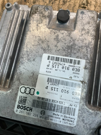 2006 2007 2008 Audi A4 2.0L Engine Computer Ecu Pcm Ecm Pcu Oem OEM V2183 DW3