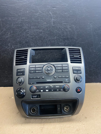 2008 to 2012 Nissan Armada Bose Radio CD Player A/C Climate Control OE ah5372 DG0