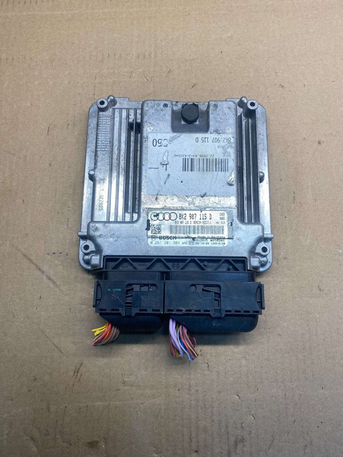 2009 to 2010 Audi A4 2.0L Engine Computer Ecu Pcm Ecm Pcu AH4765 DG0