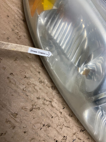 2003 to 2007 Saturn Ion Halogen Headlight Right Passenger RH Side AB1696 DW4