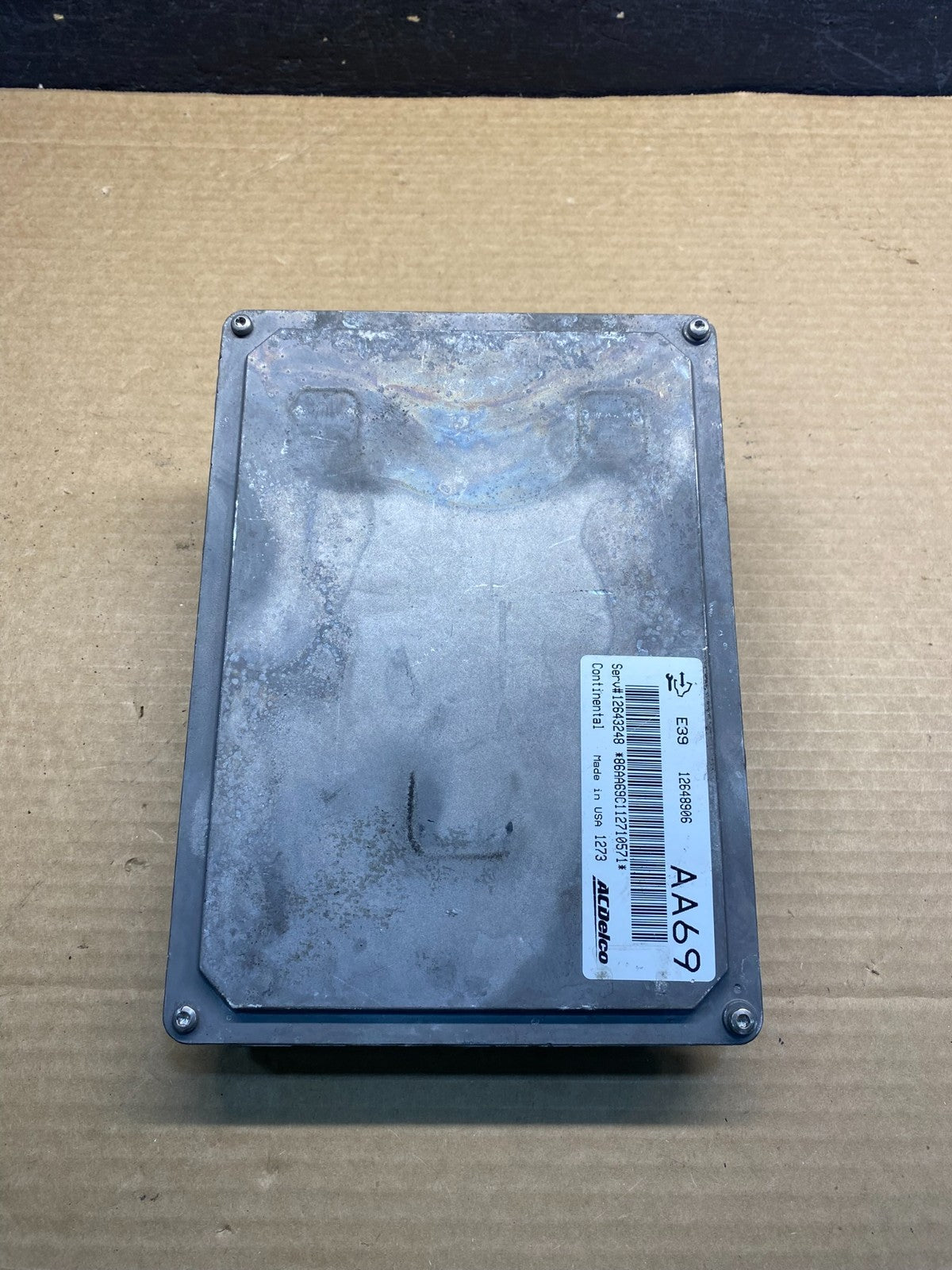 2012 Chevrolet Equinox Ecu Engine Control Module Unit Ecm 12648906 AF4084 DW1