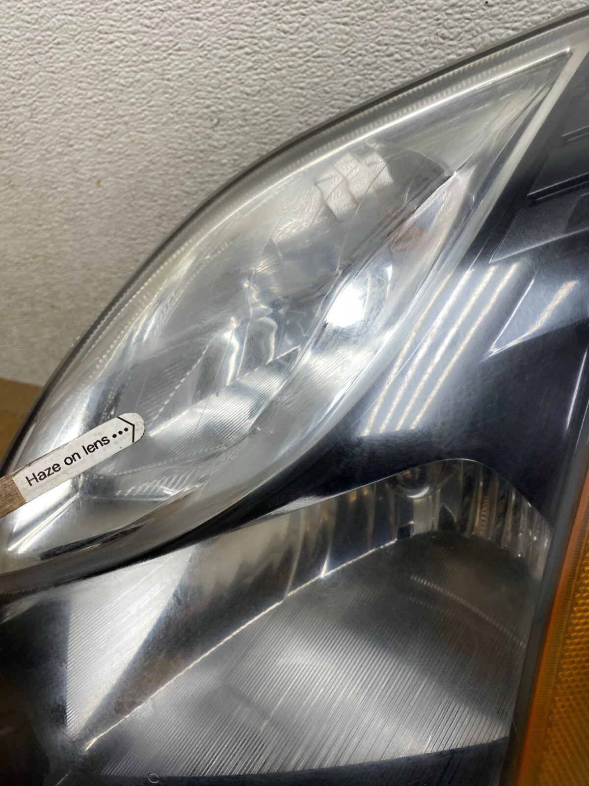 2010-2012 Nissan Sentra Halogen Left Driver LH Black Headlight L2741 DW3
