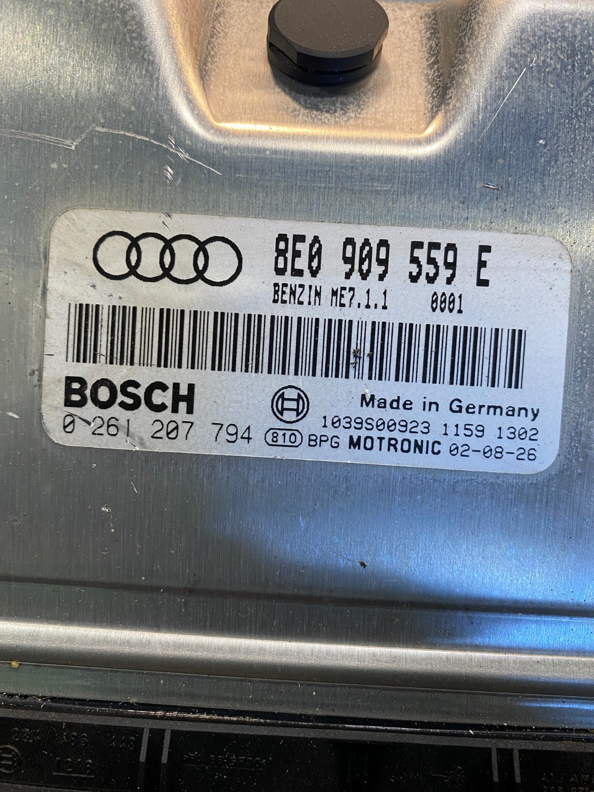 2006 Audi A4 3.0L Engine Computer Ecu Pcm Ecm Pcu Oem 8e1909559e OEM AA3387 DG2