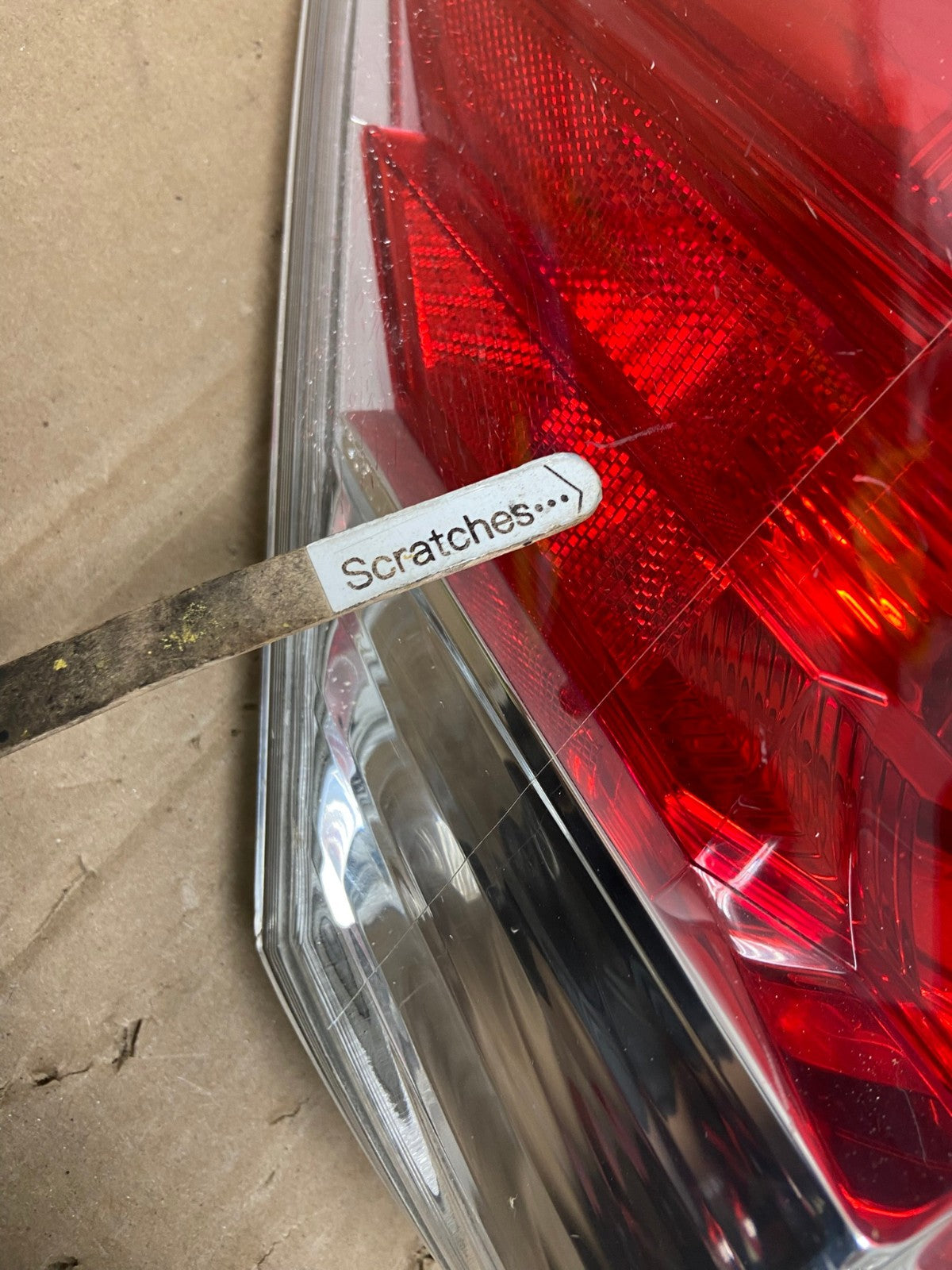 2008 to 2012 Honda Accord Sedan Tail light Left Driver LH Side AE9199 LK3