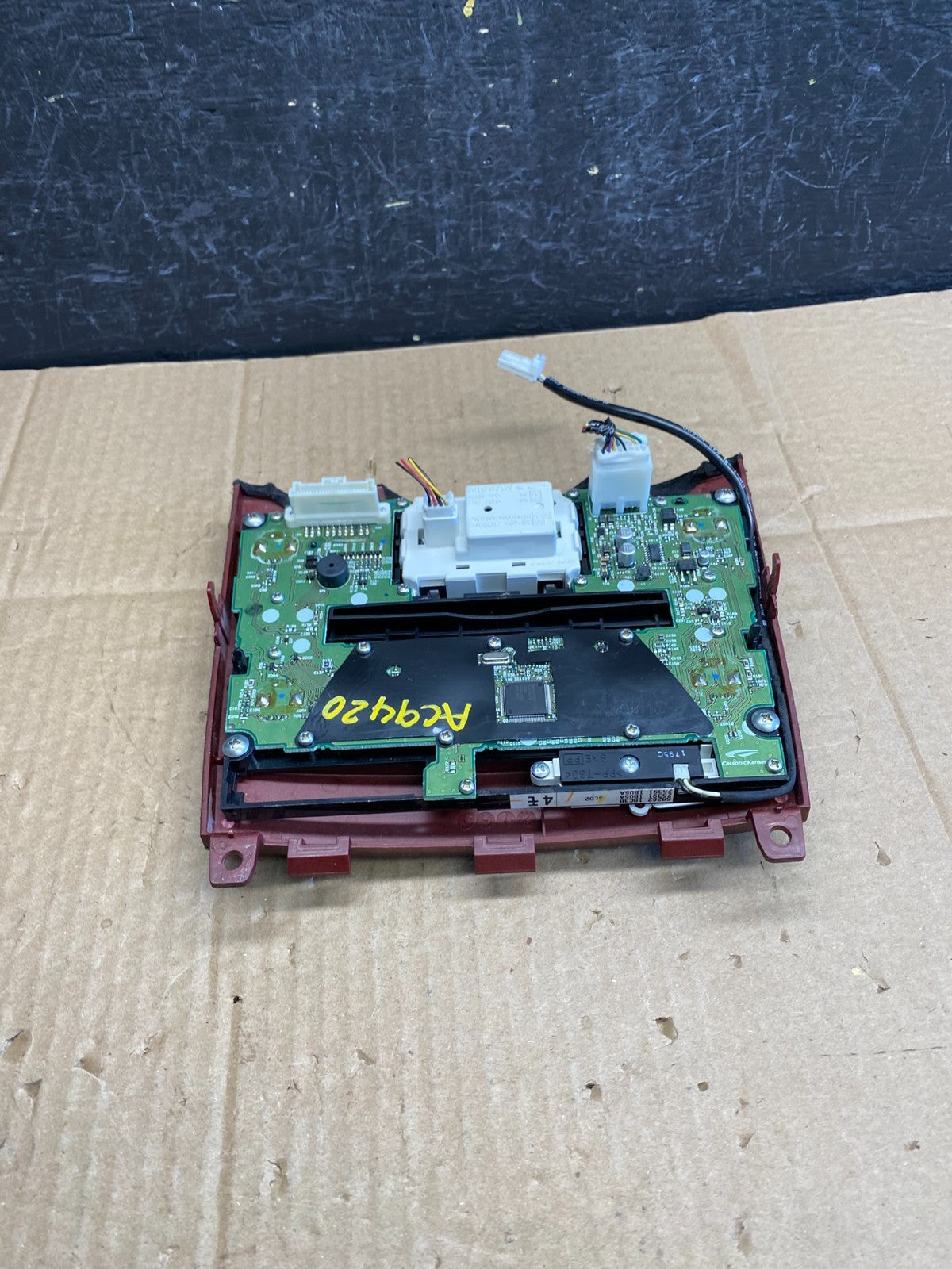 2009-2017 QX50 QX70 FX35 EX35 Radio Player Climate Control Panel Bezel AC9420 DG3