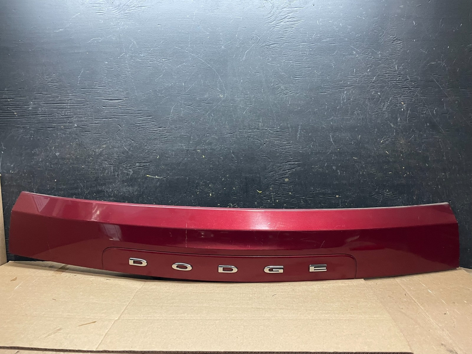 2011 to 2018 Dodge Grand Caravan Tail Gate Trim Molding W/O Camera OEM Y9251 DG0