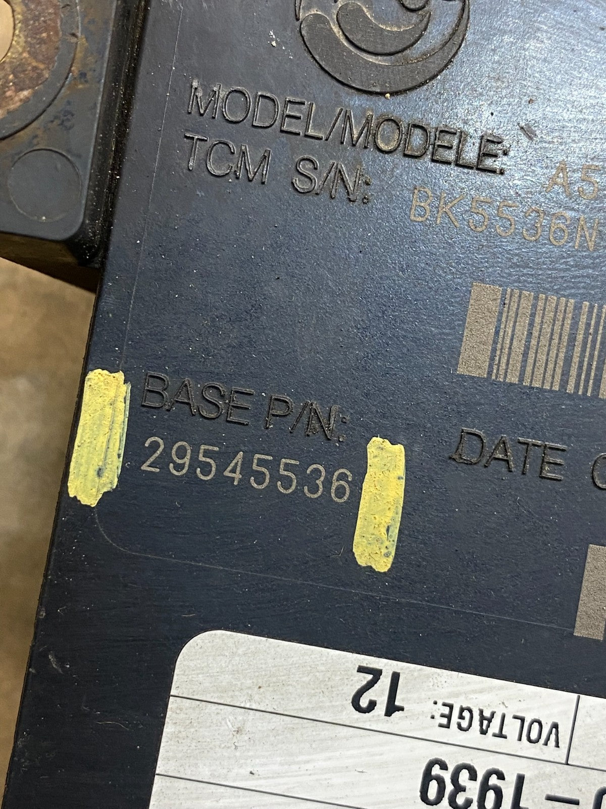 29545536 Allison TCM Transmission Control Module Computer Auto AE0144 DG2