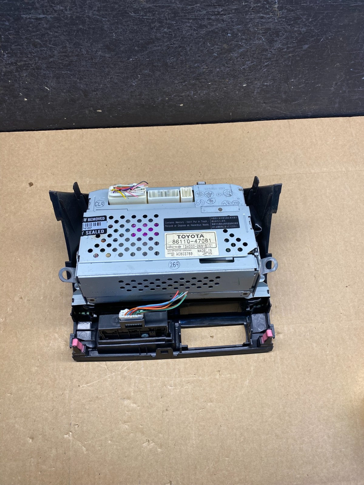 2006 to 2009 Toyota Prius Radio Stereo Receiver Screen Display AH1883 DG4