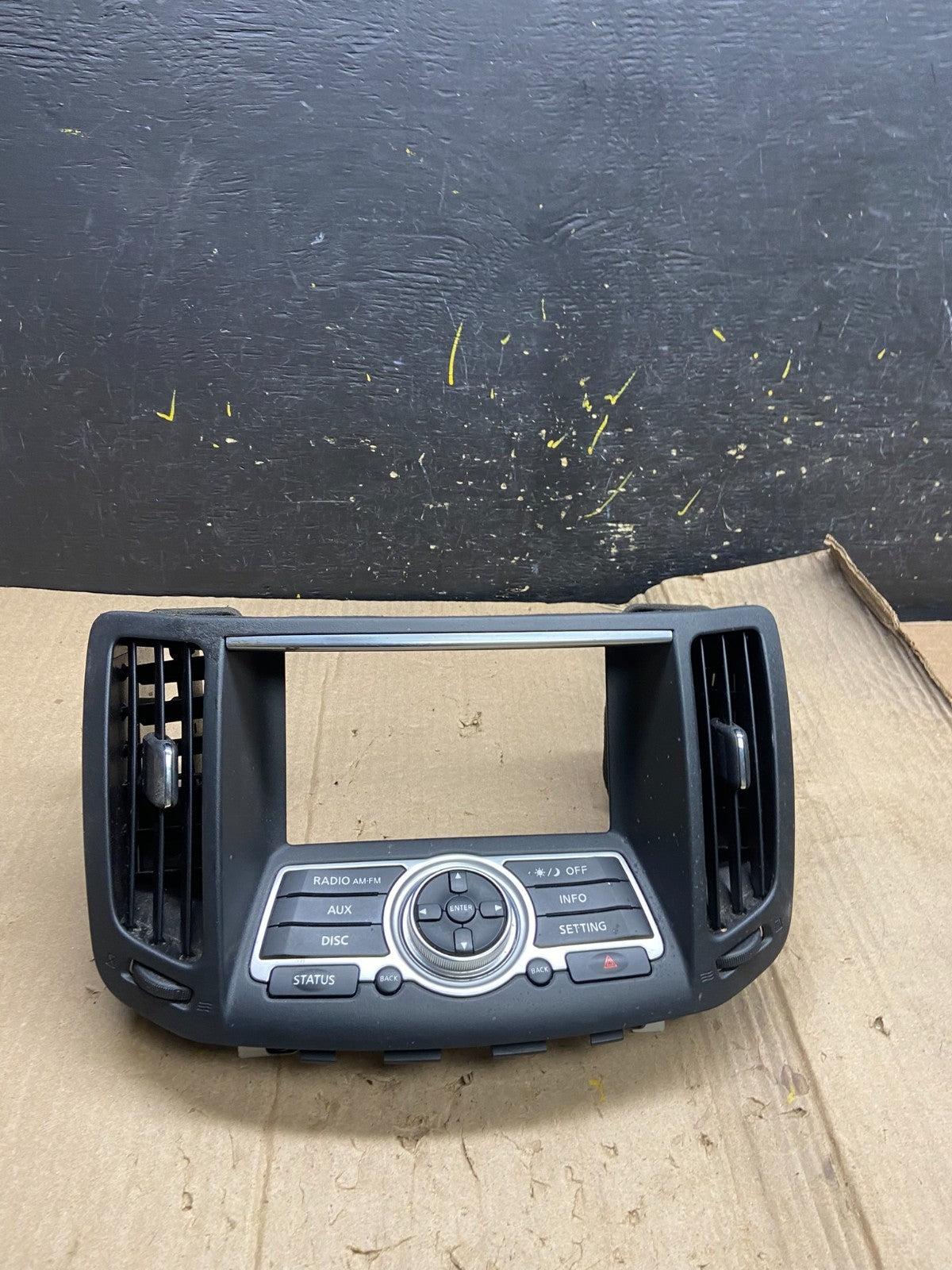 2008 - 2012 Infiniti G35 EX35 Radio Player Screen Panel Bezel X1905 DG0