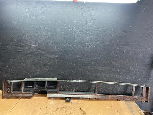1990 - 1994 Lincoln Town Car Dash Speedometer Cluster Radio Bezel Trim s0423 DG0