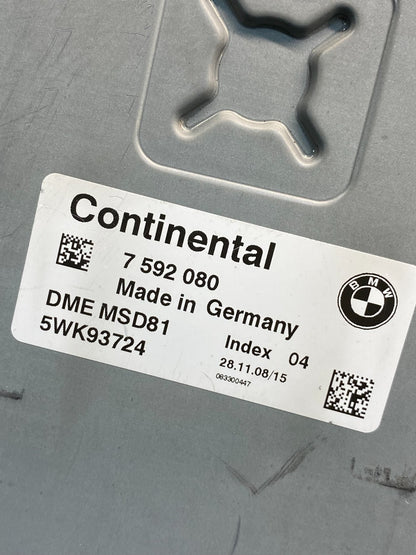 2007 to 2010 BMW N54 335i 535i Engine ECU ECM Computer Module 7592080 AH9595 DG2