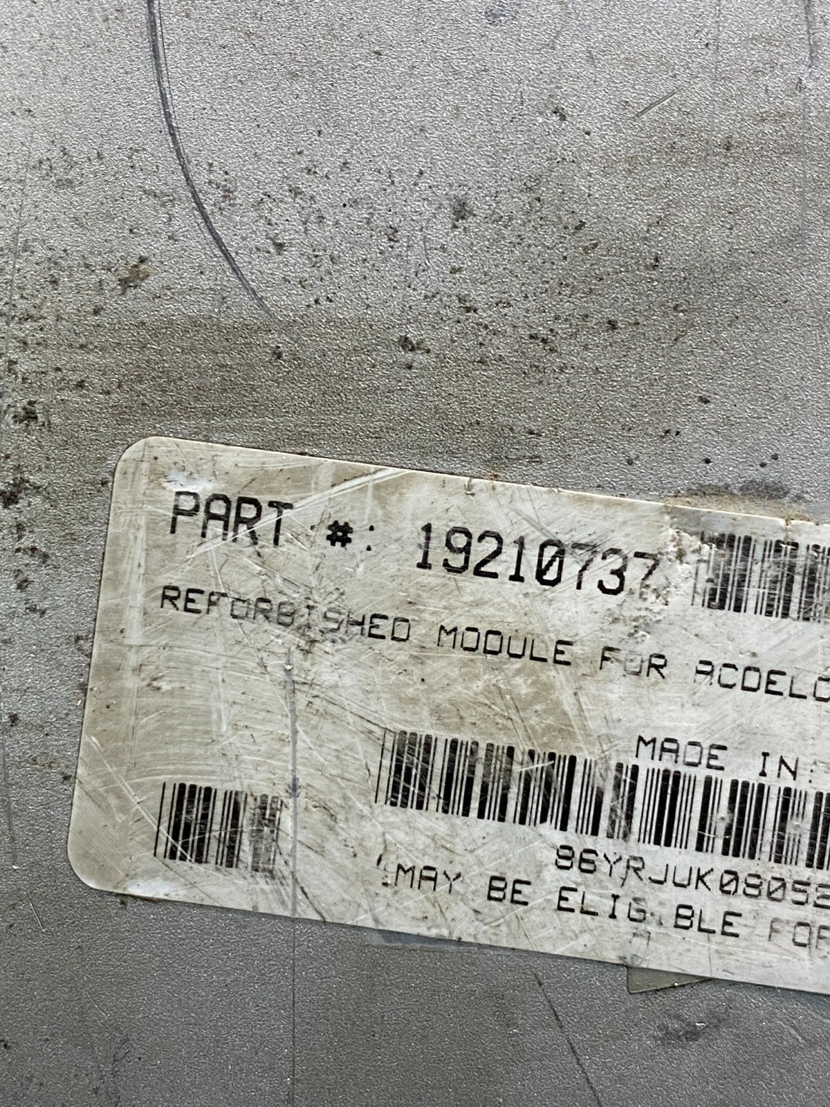 2007 2008 GMC Acadia Traverse Engine Control Unit Module ECM ECU AC8718 DG2