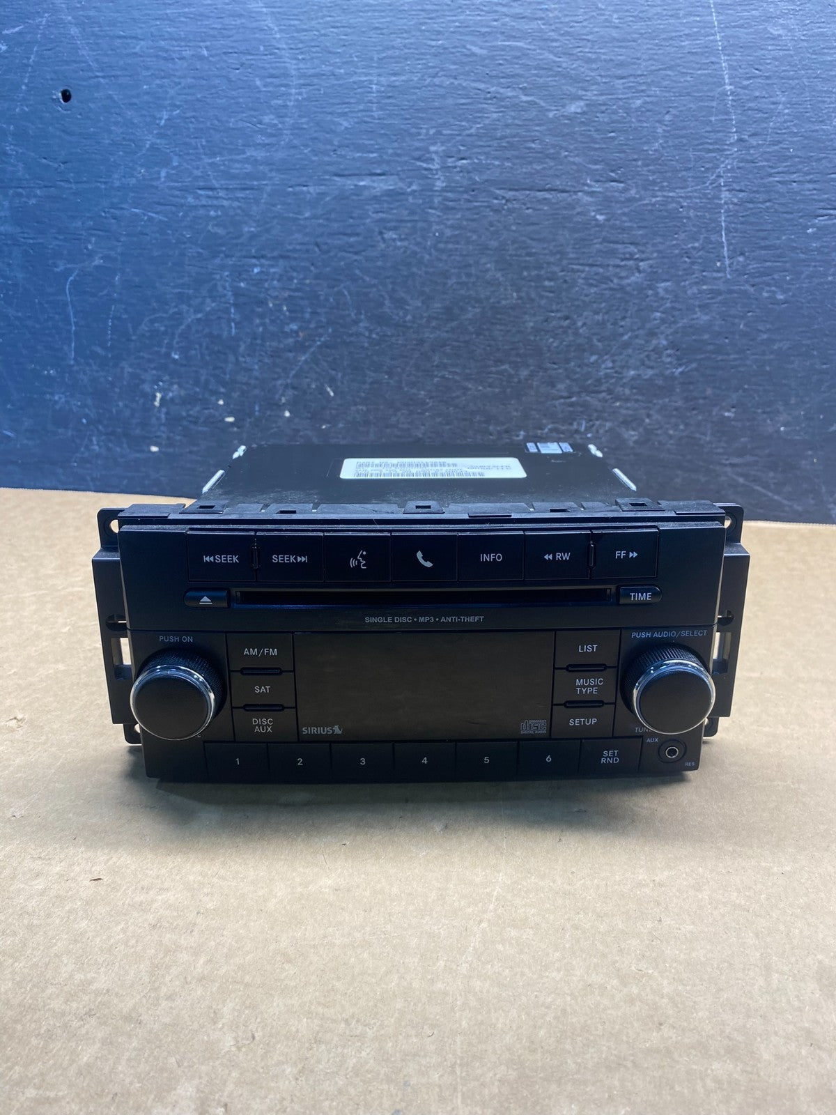 2007-2012 Chrysler Dodge Jeep Ram Radio CD MP3 AUX Receiver AF6567 DW0
