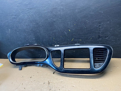 2013 to 2016 Dodge Dart Dash Speedometer Cluster Radio Trim Bezel Black S3124 DG2