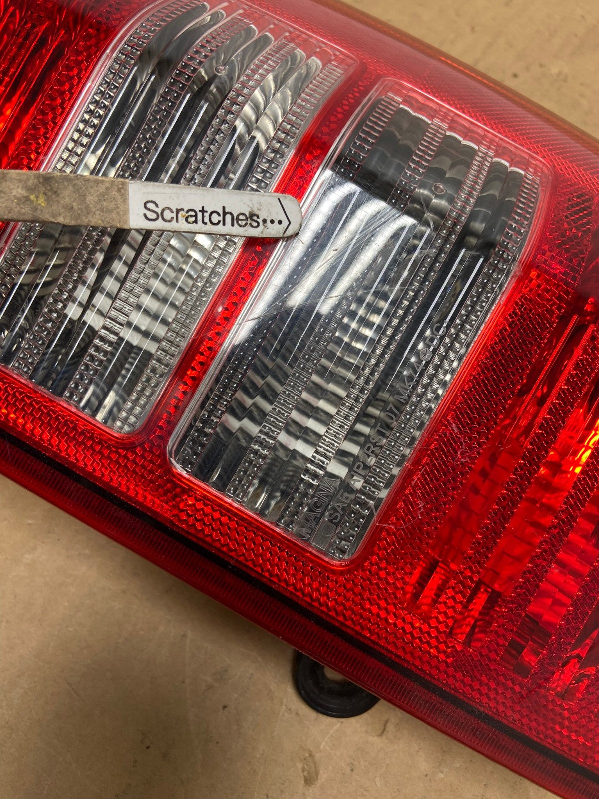 2008-2016 Jeep Patriot Right Passenger Rh Side Tail Light AD2736 LK3