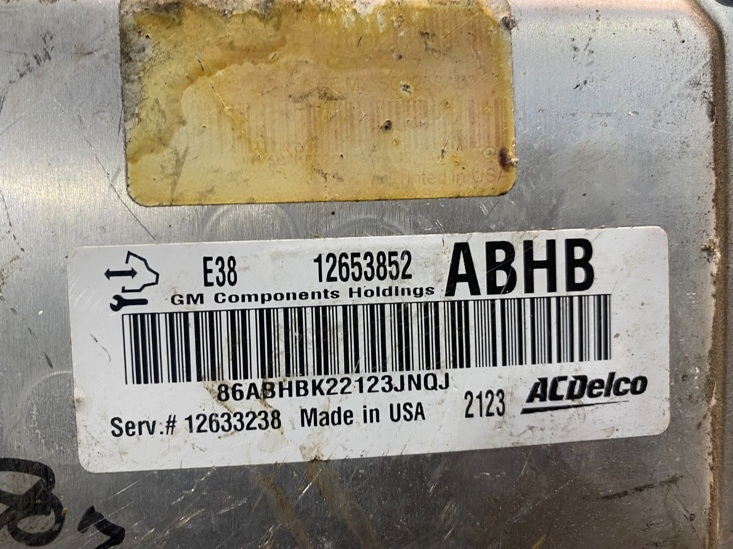 2010 to 2013 Chevrolet Silverado Yukon Engine Control Module ECM ECU ab7359 DG3