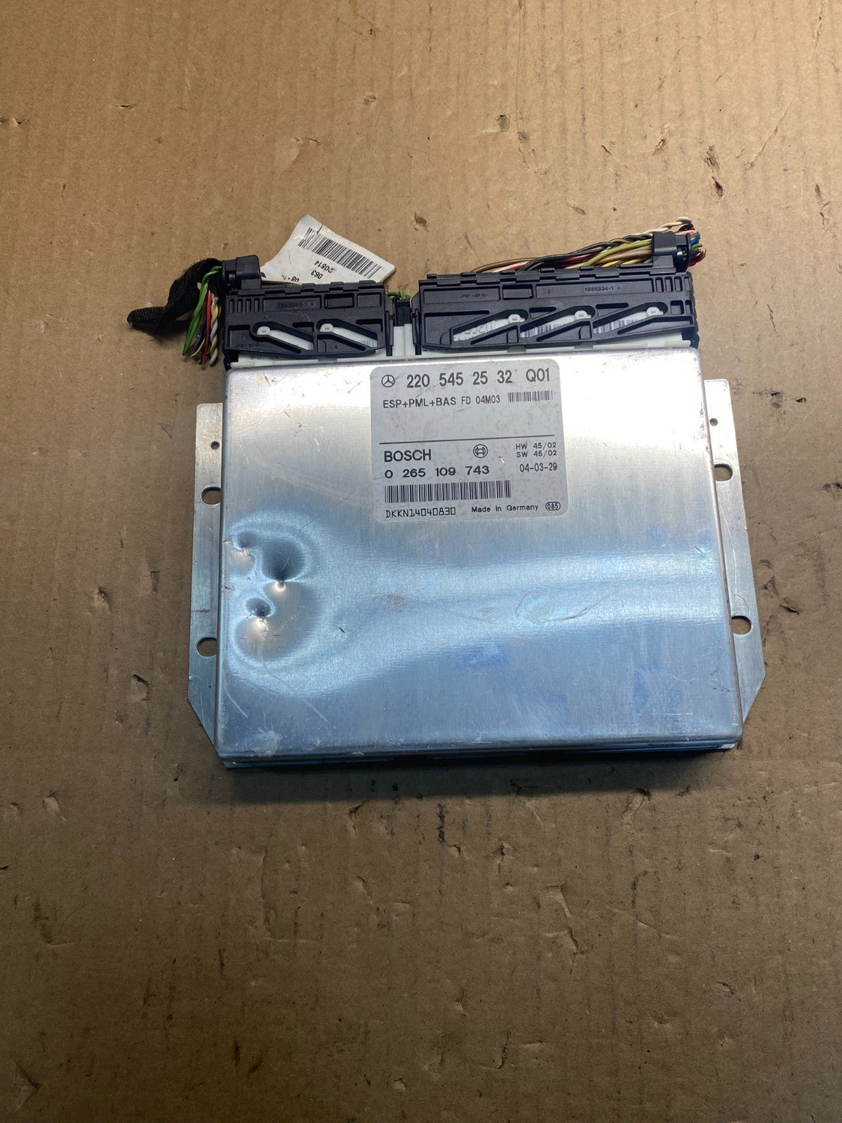 2003 - 2006 Mercedes S430 S500 ABS ESP Control Module Unit AC2598 DG0