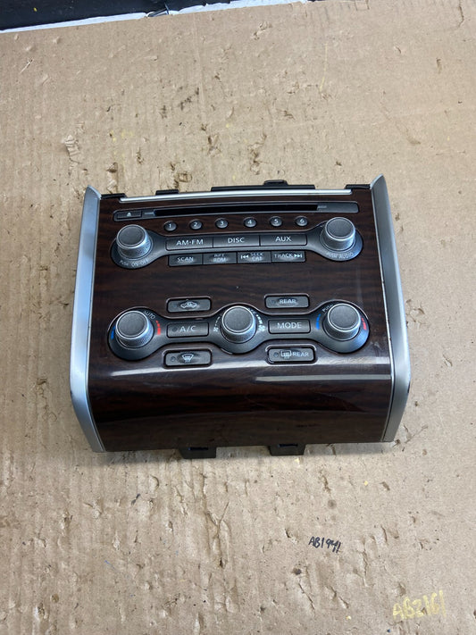 2013 to 2016 Nissan Pathfinder Radio Temperature Climate Control OEM AB5609 DG0