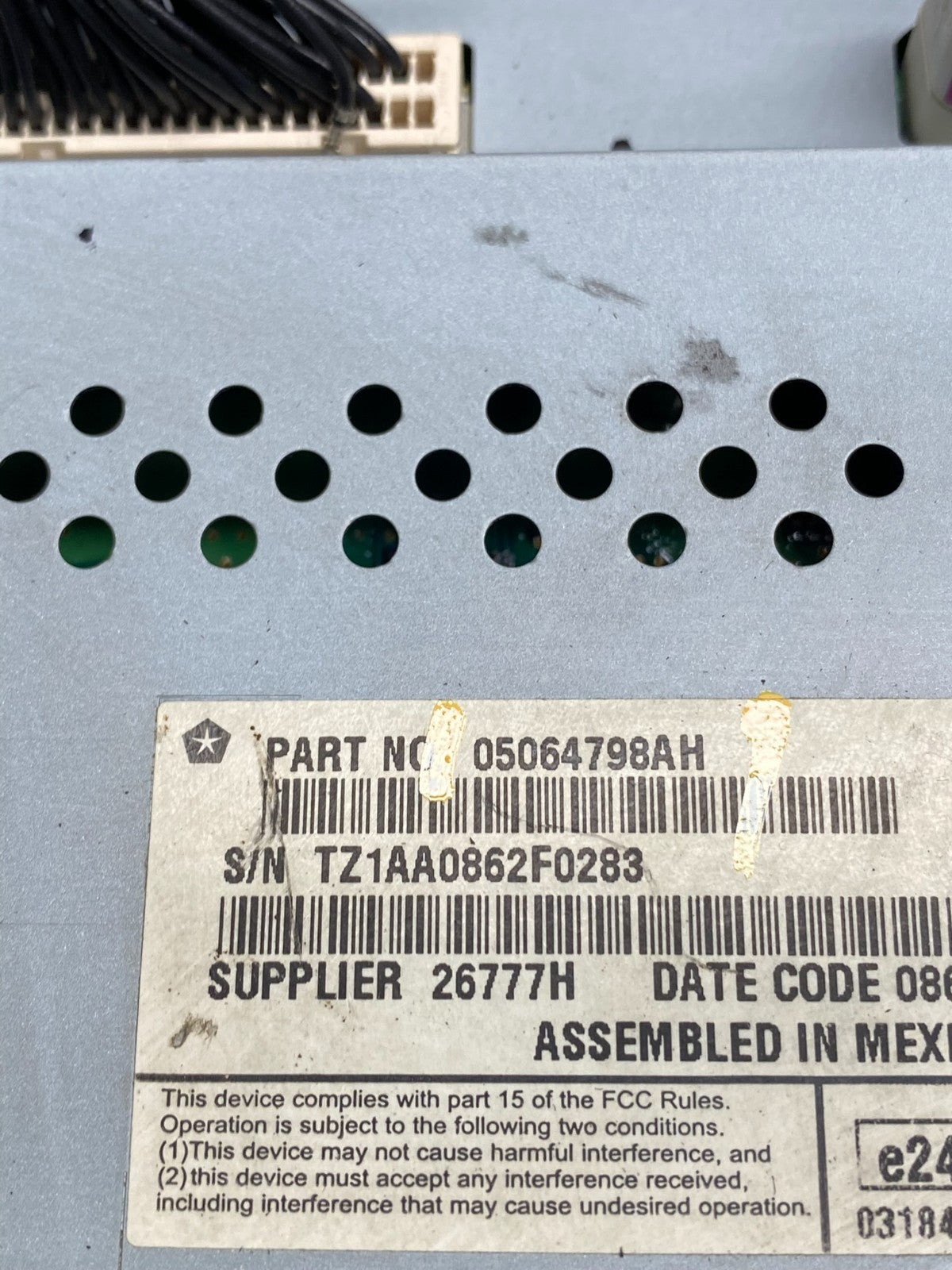 2011-2014 Dodge Charger Cluster Speedometer Radio Bezel Trim OEM ab8655 DG5