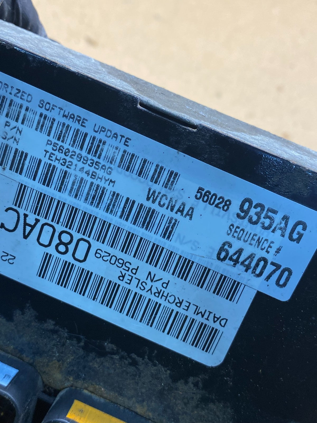 2005 Dodge Dakota 4.7L Engine Computer Module ECM ECU p56028935ag AI7501 DG2
