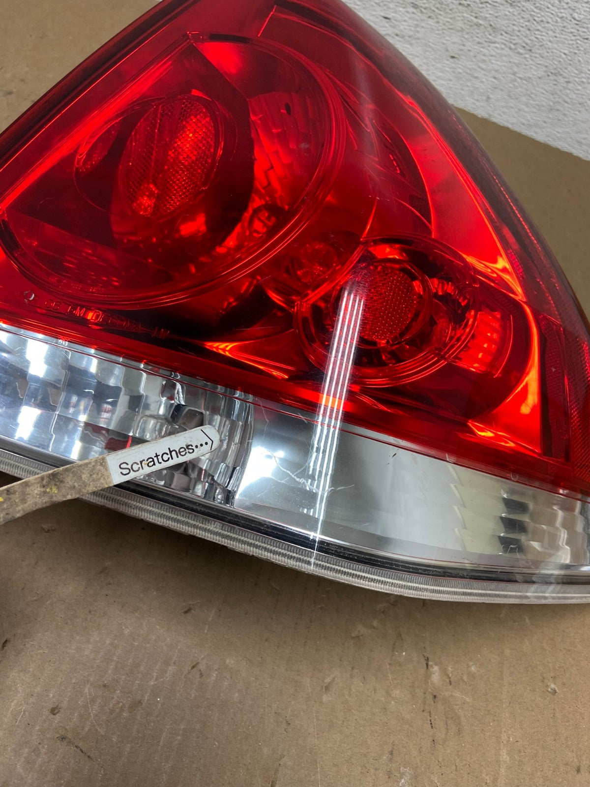 2006 - 2012 Chevrolet Impala Tail Light Right Passenger RH Side AD7975 LK3