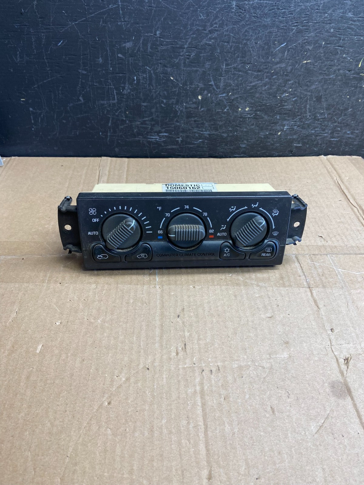 1999 to 2002 Chevrolet Silverado HVAC Heater Climate Control Module af2716 DG0