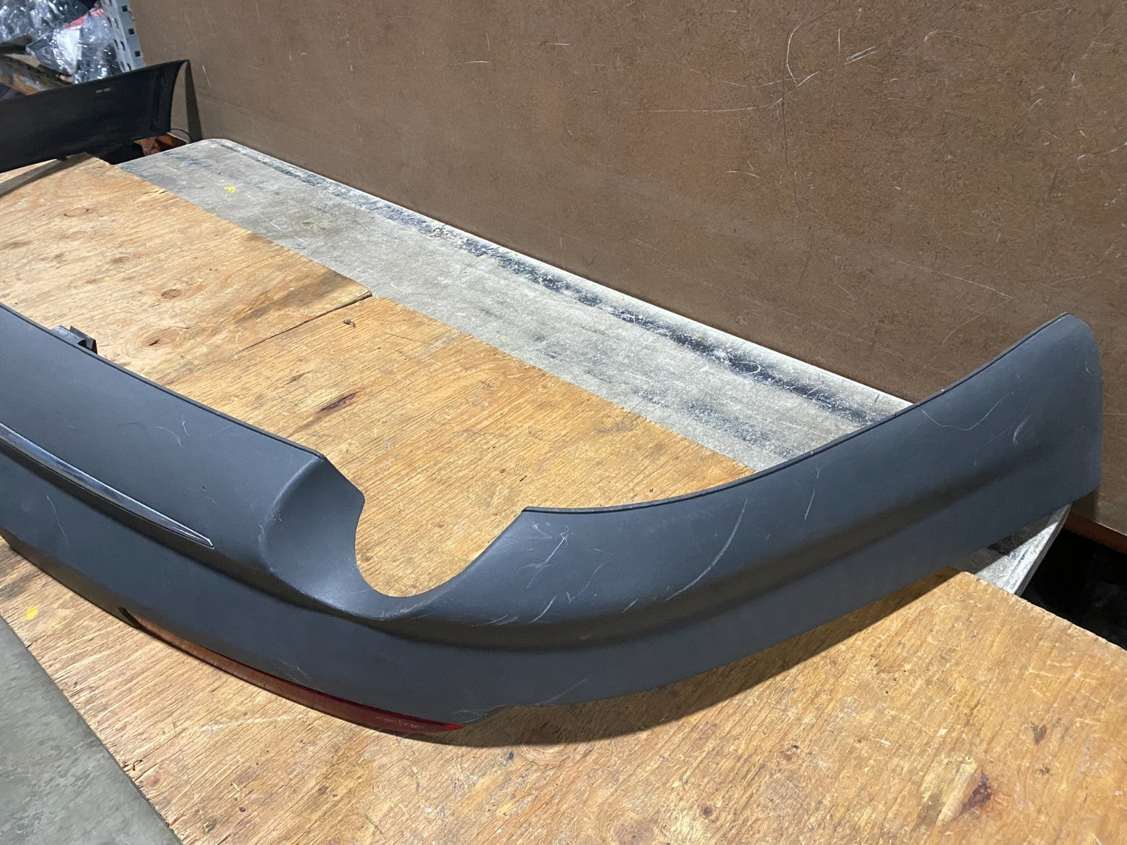 2013 to 2016 Lincoln MKS Rear Bumper Cover White With Parking Sensors OEM X00334