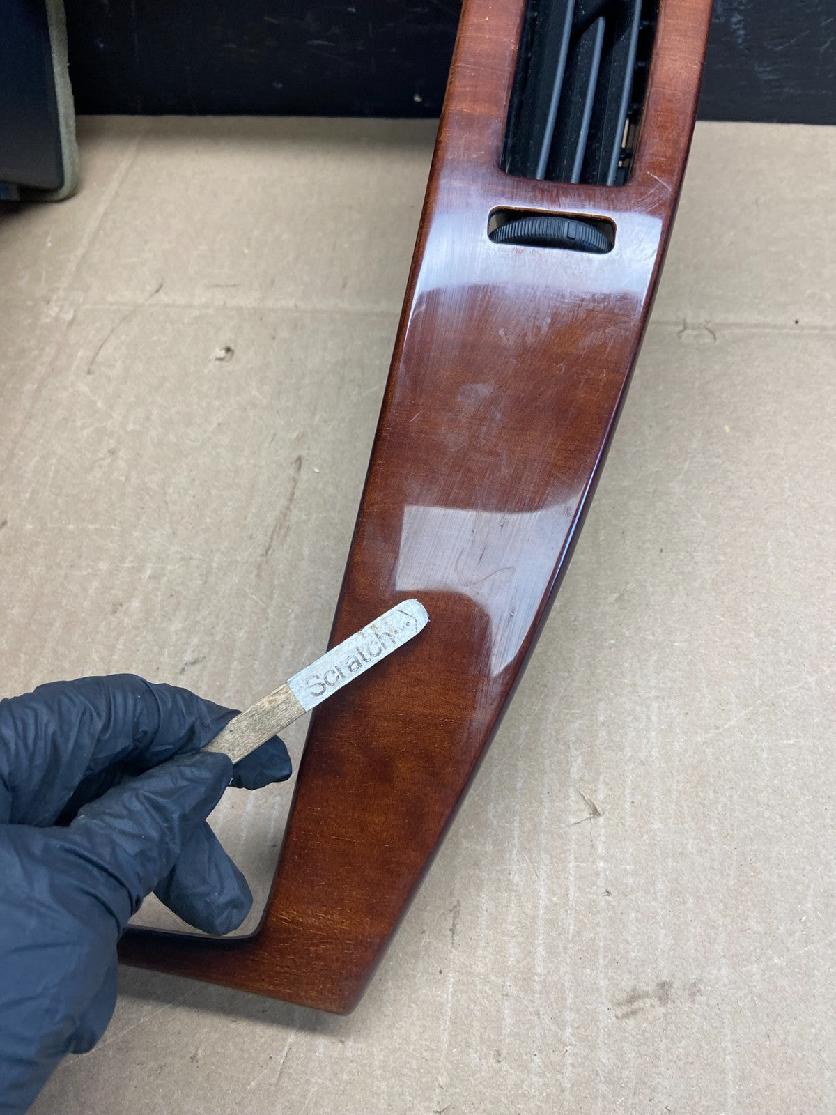 OEM 2007-2011 Cadillac STS Center Dash Trim Radio Bezel Vent Wood AB9279 DG3