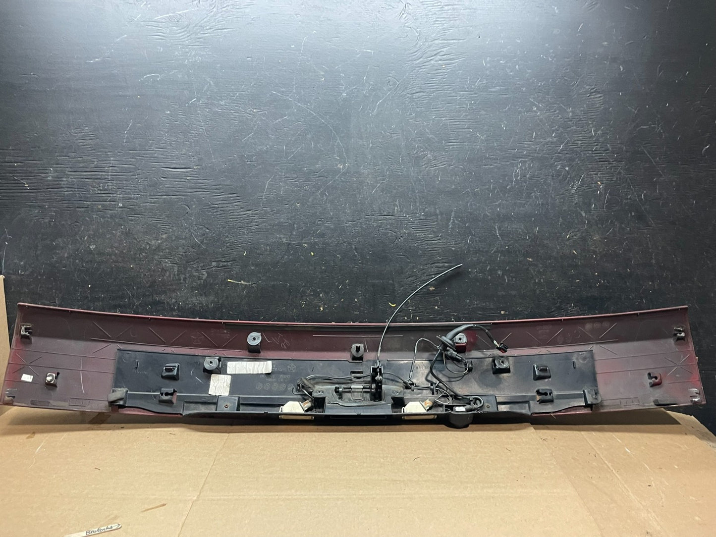 2011 to 2018 Dodge Grand Caravan Tail Gate Trim Molding W/O Camera OEM Y9251 DG8