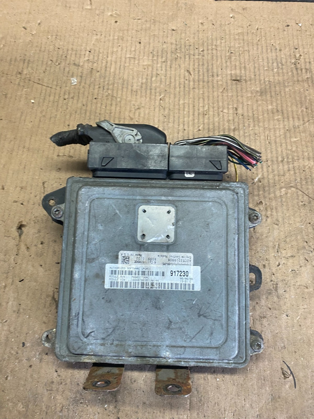 2009 Dodge Caliber Engine Computer Module ECM ECU P68031736AC P6301 DG0