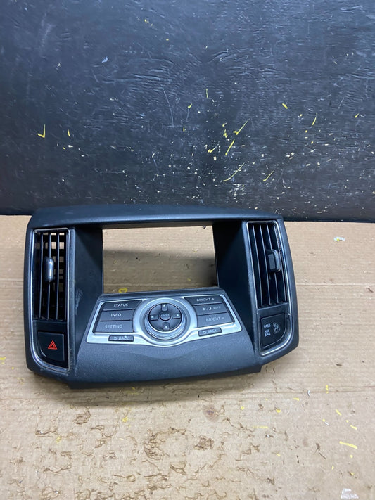 2009 to 2014 Nissan Maxima Radio Audio Panel Control Bezel Trim  W6305 DG0
