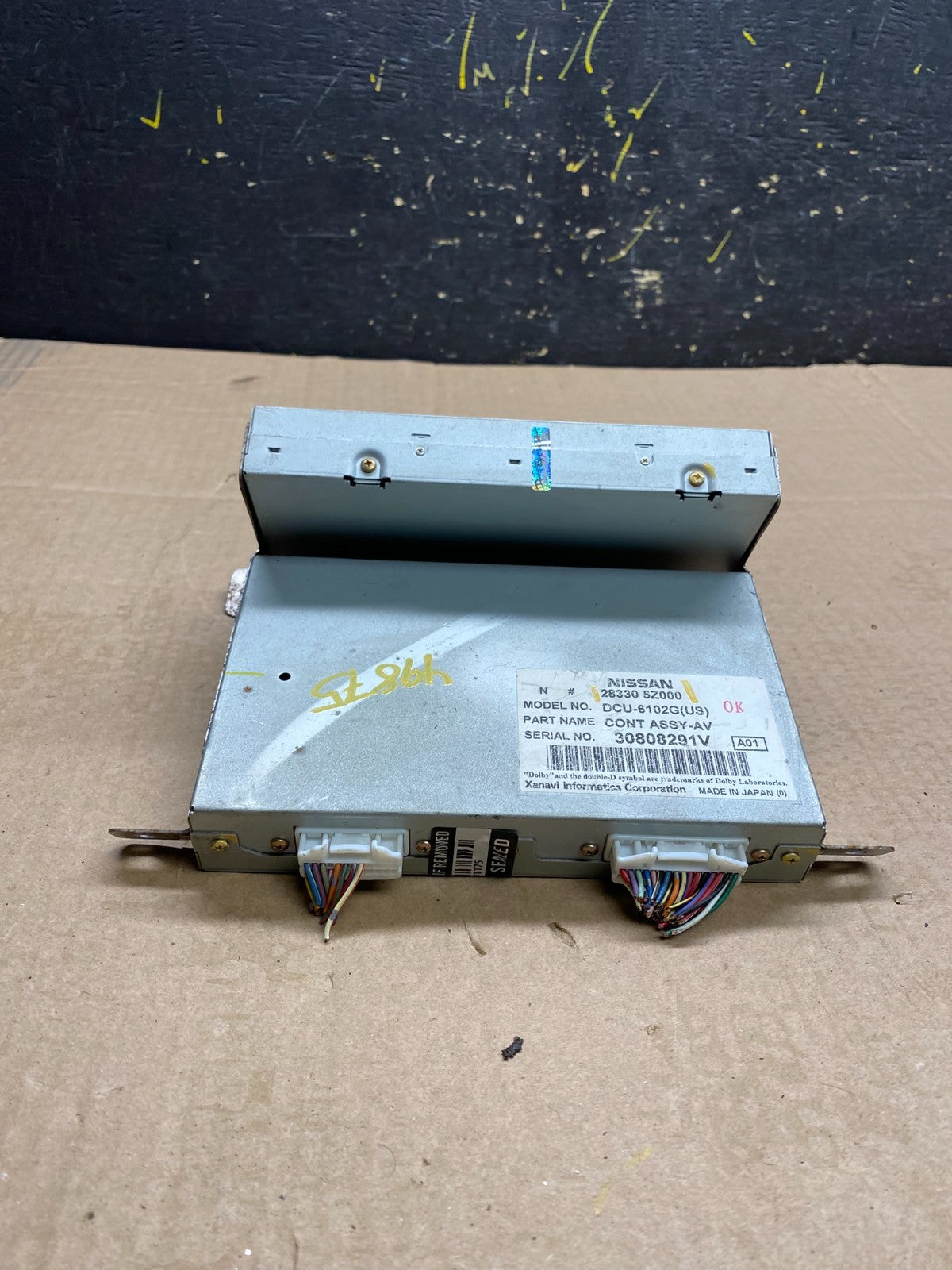 2004 to 2005 Nissan Armada Radio Display Screen Information Oem Y9875 DG4
