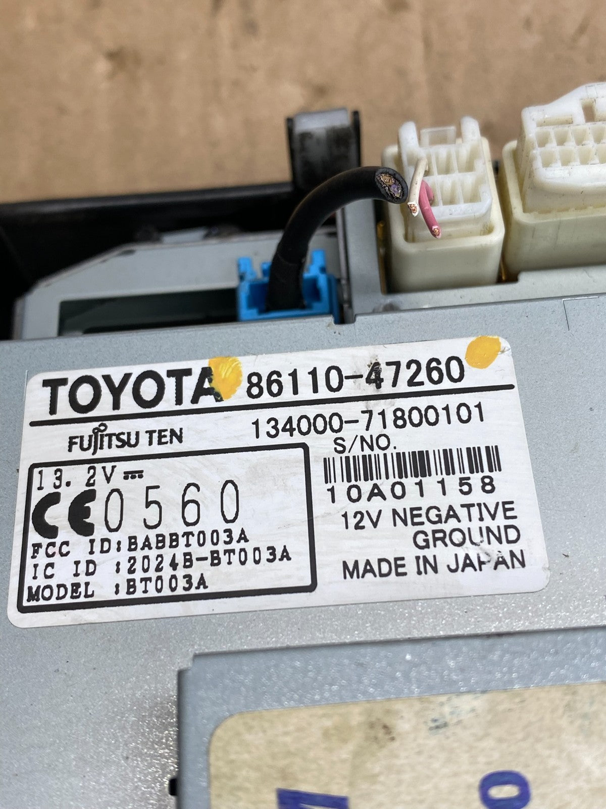 2006 to 2009 Toyota Prius Radio Stereo Receiver Screen Display AI3097 DG4