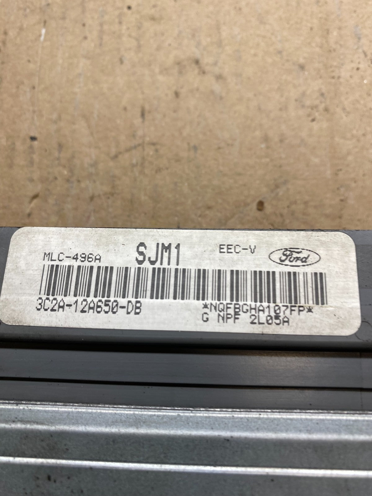 2003 Ford Van E150 E250 5.4L Engine Control Module Unit ECU r3980 DG3