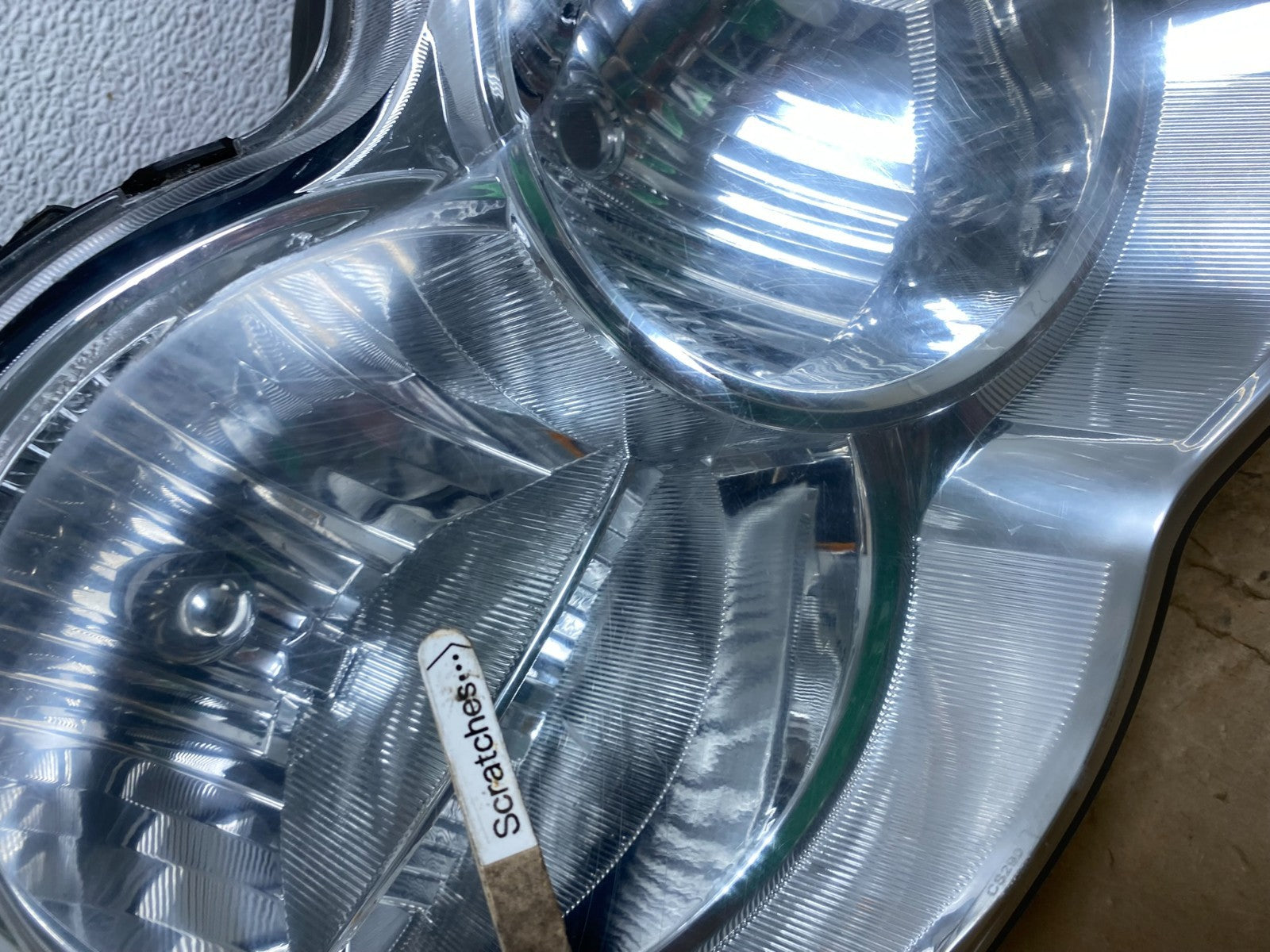 2008-2010 Jeep Grand Cherokee Left+Right Set Halogen Headlights AD0656 DW3