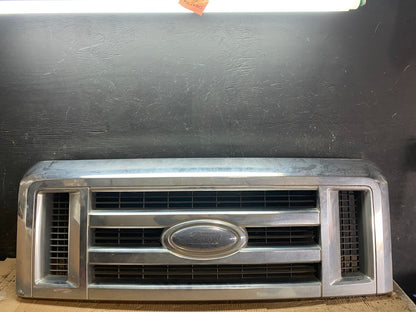 2008-2014 Ford Econoline E150 E250 Front Upper Chrome Grill Grille Oem W5813 DG0