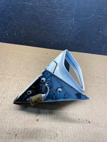 1988 to 1994 BMW 740I 735I Left Driver Power White Door Mirror AH19274