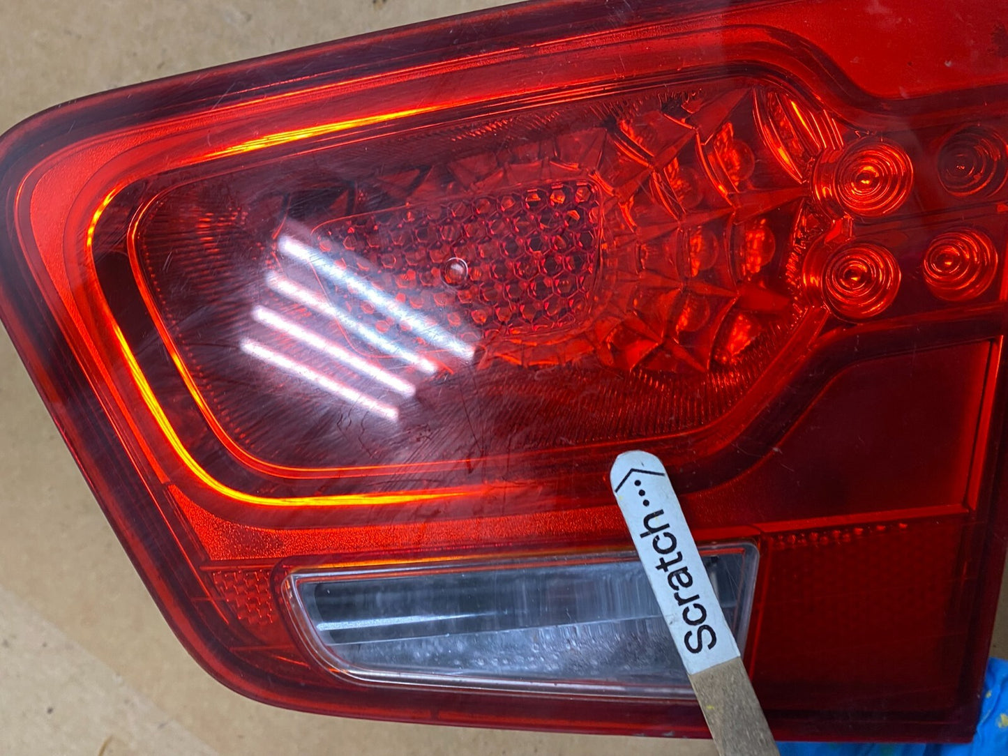 2010 to 2013 Kia Forte Right Passenger RH Side Tail Light Inner Oem G4883 PS3