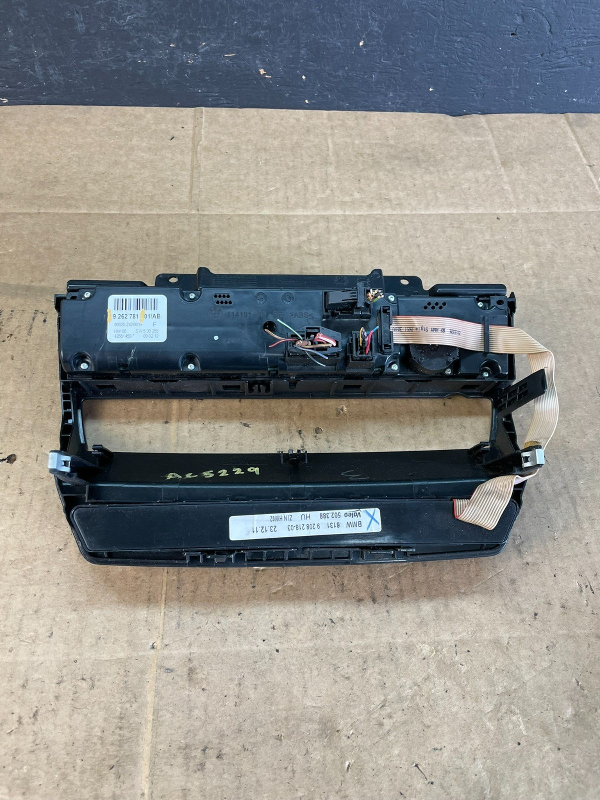 2007-2013 Bmw X5 AC Heater Climate Control Temperature Panel Trim AC5229 DG6