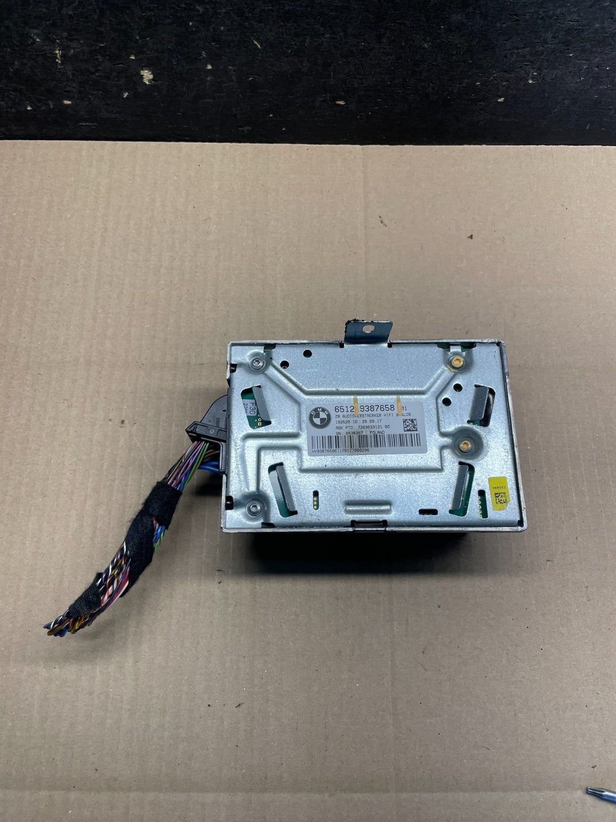 2016-2018 BMW F30 320i 330e 328i 335i Amplifier Amp Radio Audio Sound AI5203 DG1