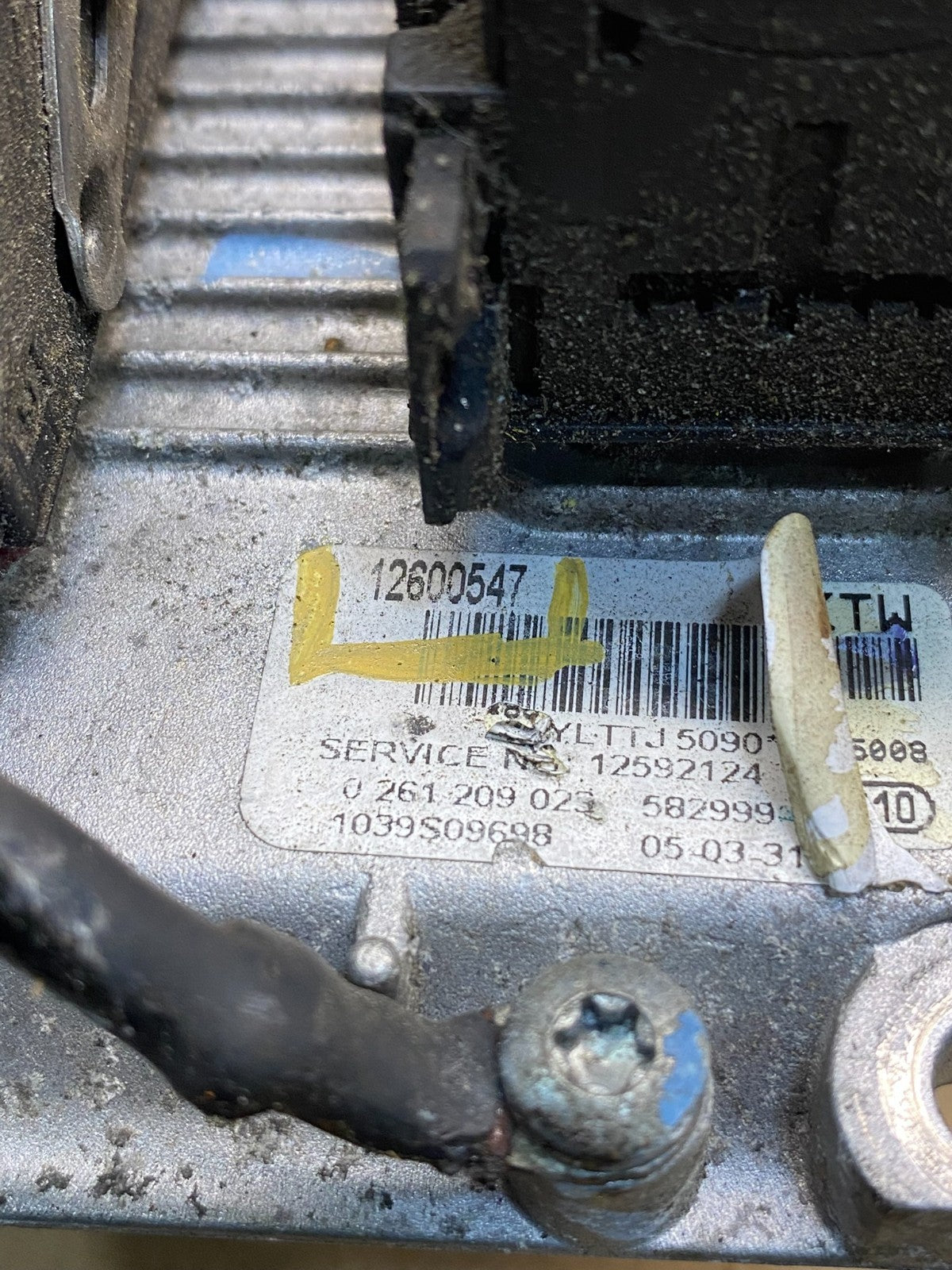 2004 - 2007 Cadillac CTS 3.6L Engine Control Unit Module ECM ECU AE6238 DW2