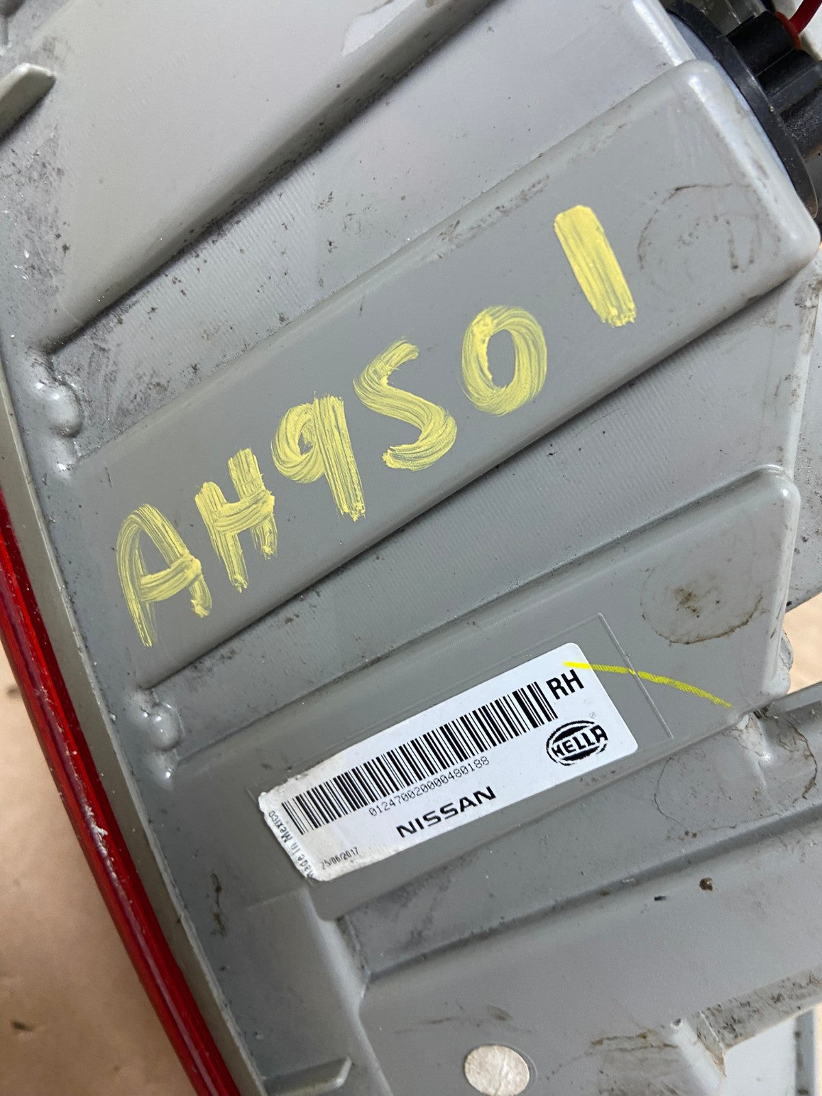 2016 2017 2018 Nissan Sentra Right Passenger RH Side Tail Light AH9501 LK6
