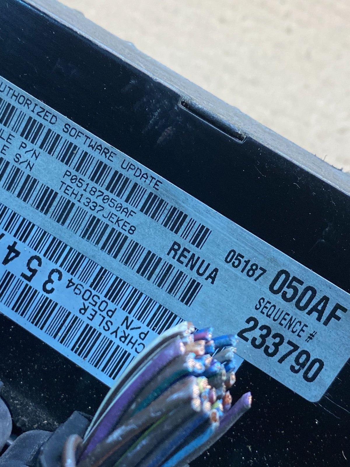 2007 Jeep Grand Cherokee Commander 4.7L Engine Computer ECU PCM ah9592 DG2