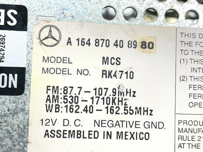 2006 2007 2008 Mercedes ML350 GL450 Radio Navigation Screen Display AI0555 DG10