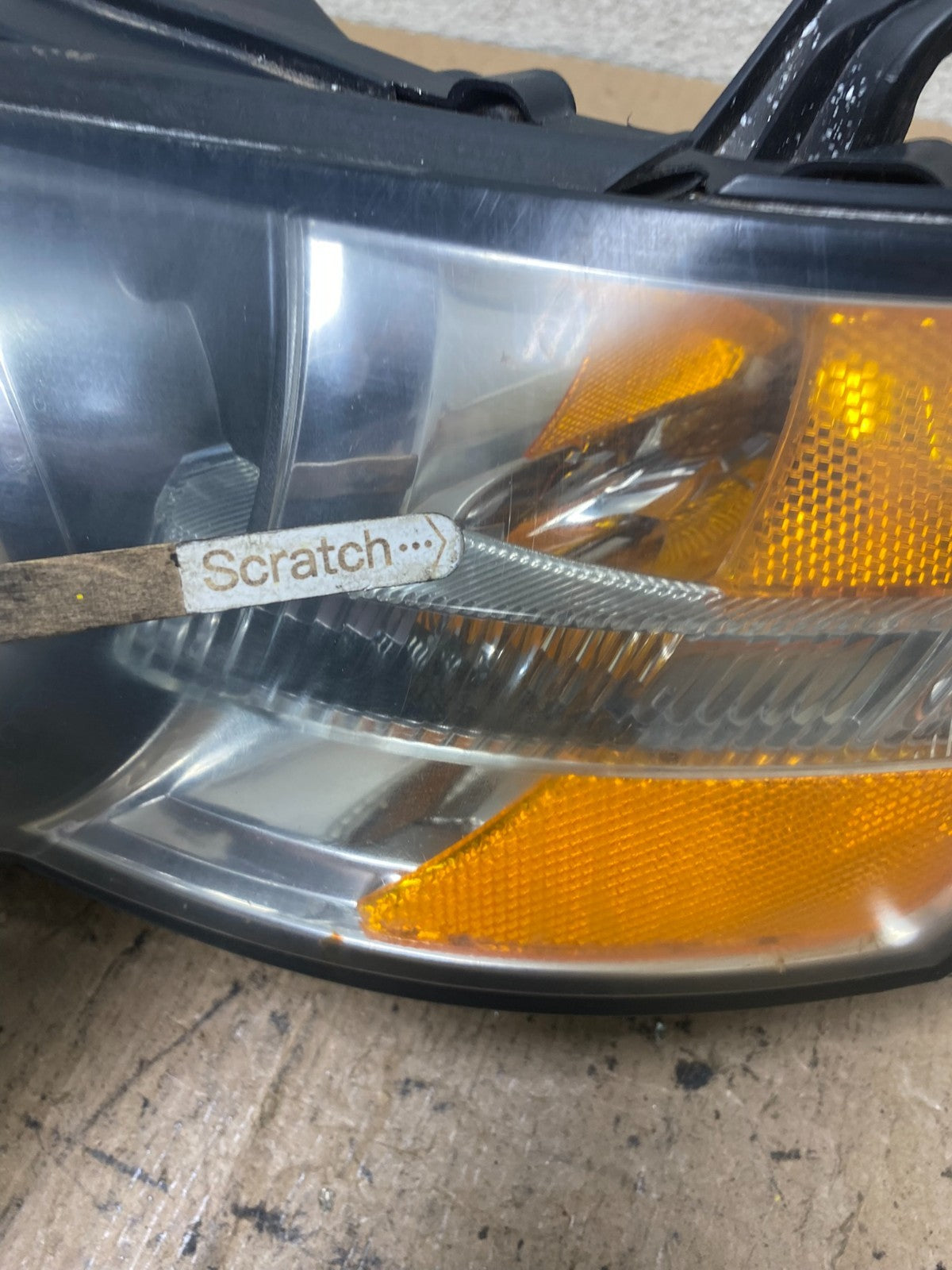 2006 to 2007 Subaru Legacy Left Driver LH Side Black Headlight Oem S1992 DW4