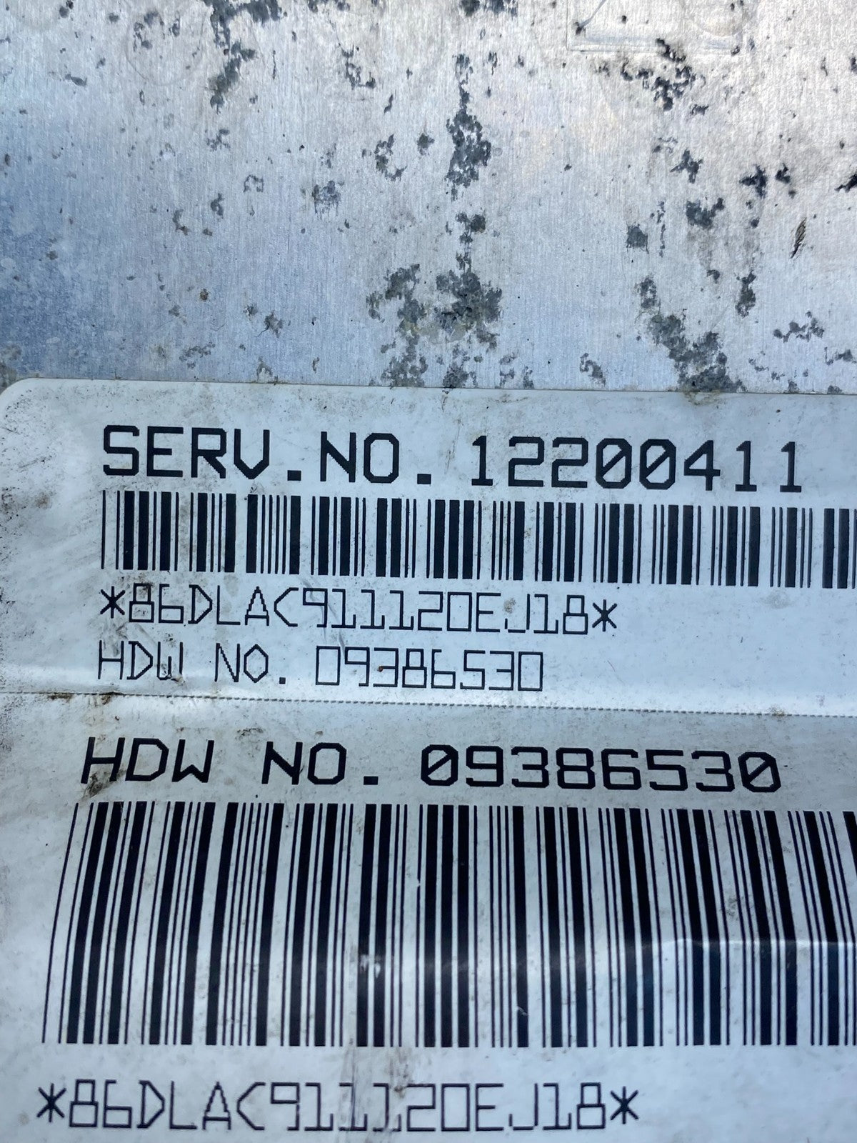 2001-2002 Silverado Tahoe Engine Computer Module 12200411 ECM ECU AE6217 DW2