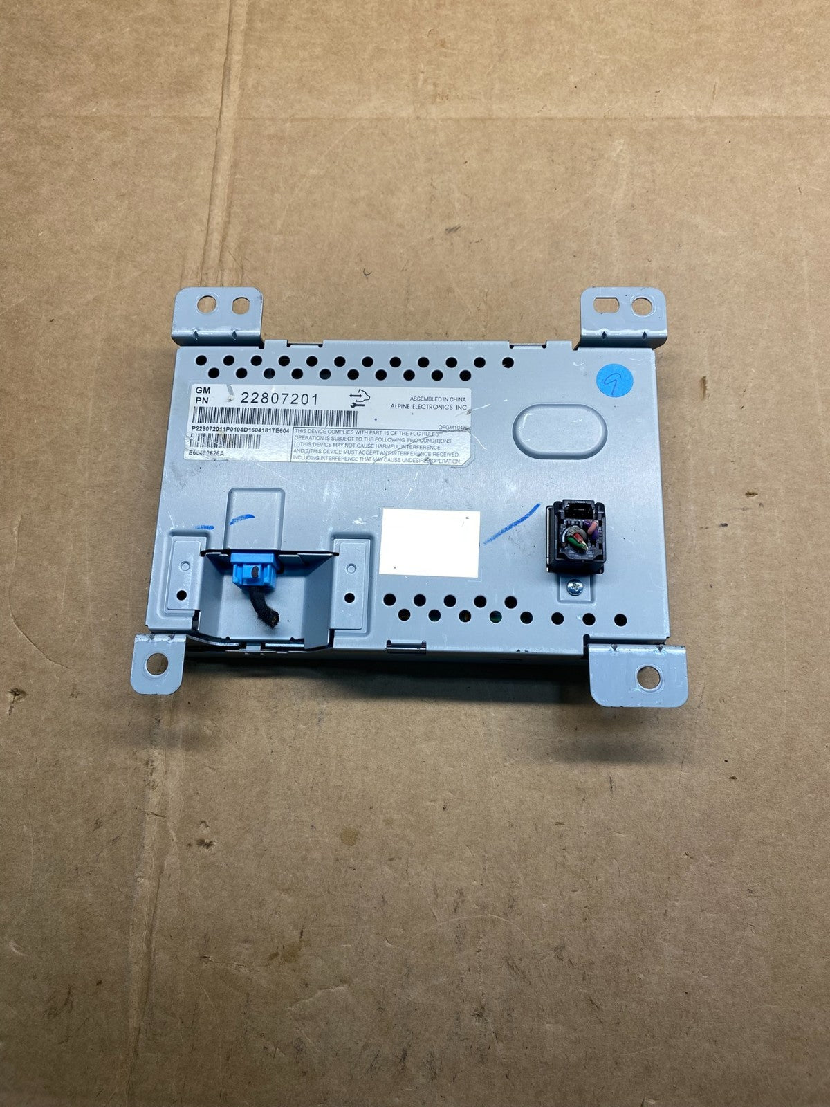 2010 - 2011 Chevrolet Equinox Radio Display Screen Information Dash Oe AD3672 DG1