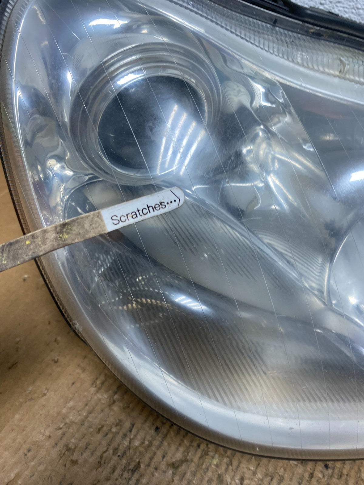 Halogen 2003 to 2006 Mercedes S-Class Right Passenger RH Headlight AE1370 DW3