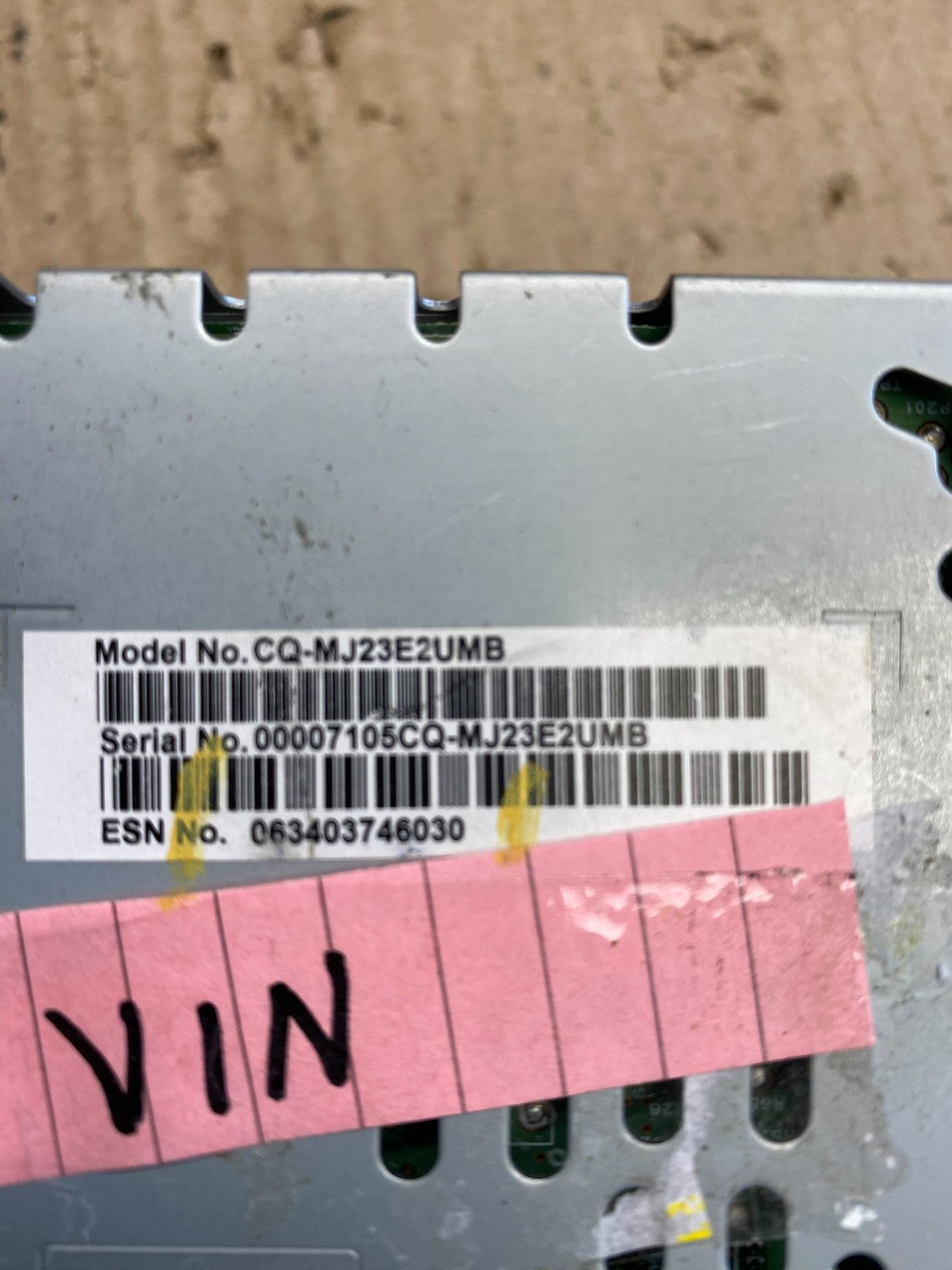 2015 Lincoln MKC OEM CD Player AM FM Radio Receiver Satellite AB9584 DG4